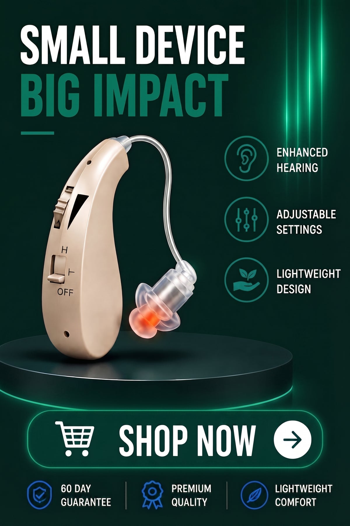 Vendacta Invisible Behind The Ears Hearing Aids