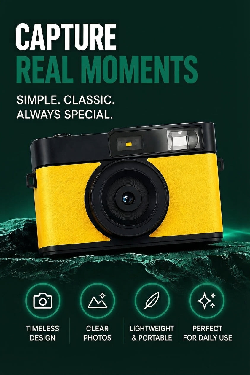 Vendacta Retro Digital Camera with HD Filters
