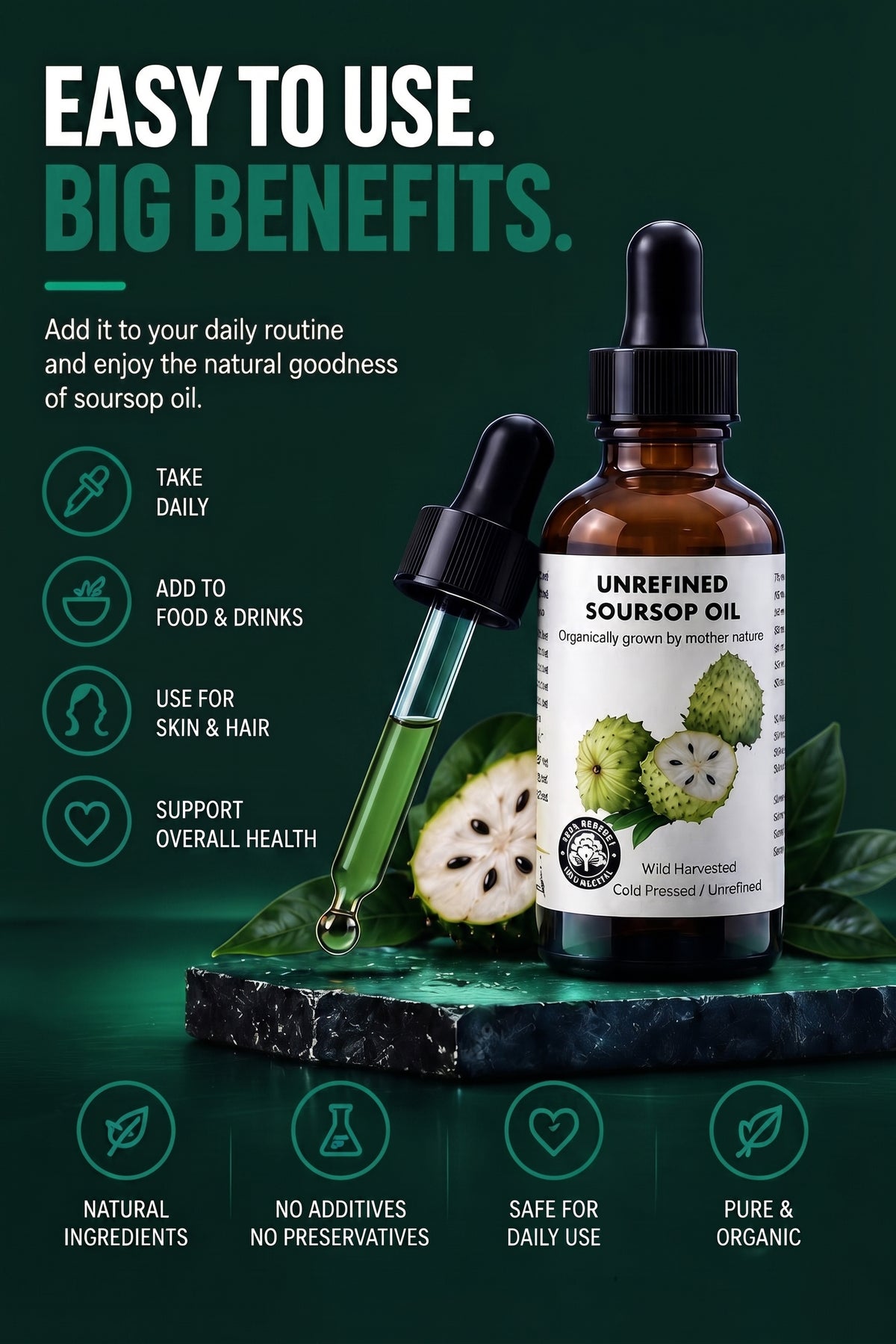 Vendacta Best Nature's Cosmetics Organic Soursop Oil