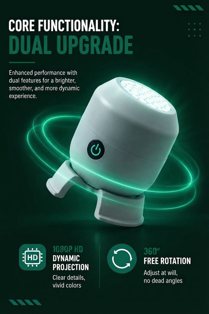 Vendacta Rotating Starry Sky Projection Night Light "