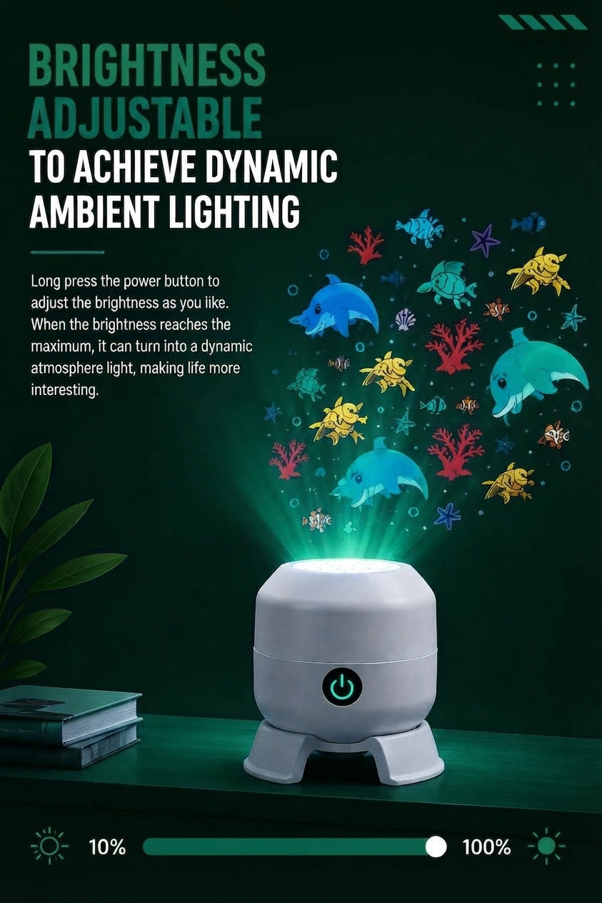 Vendacta Rotating Starry Sky Projection Night Light "
