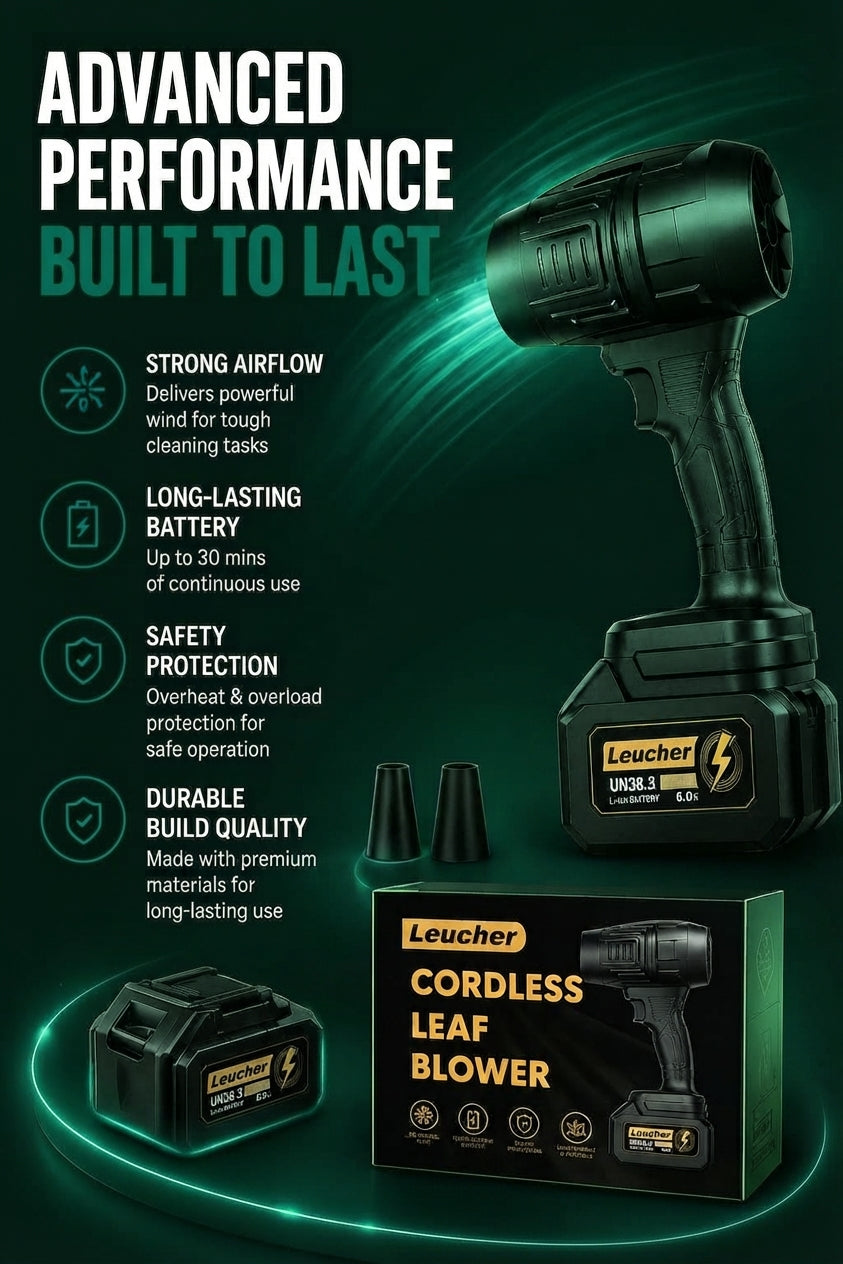 Vendacta Cordless Turbo Jet Leaf Blower