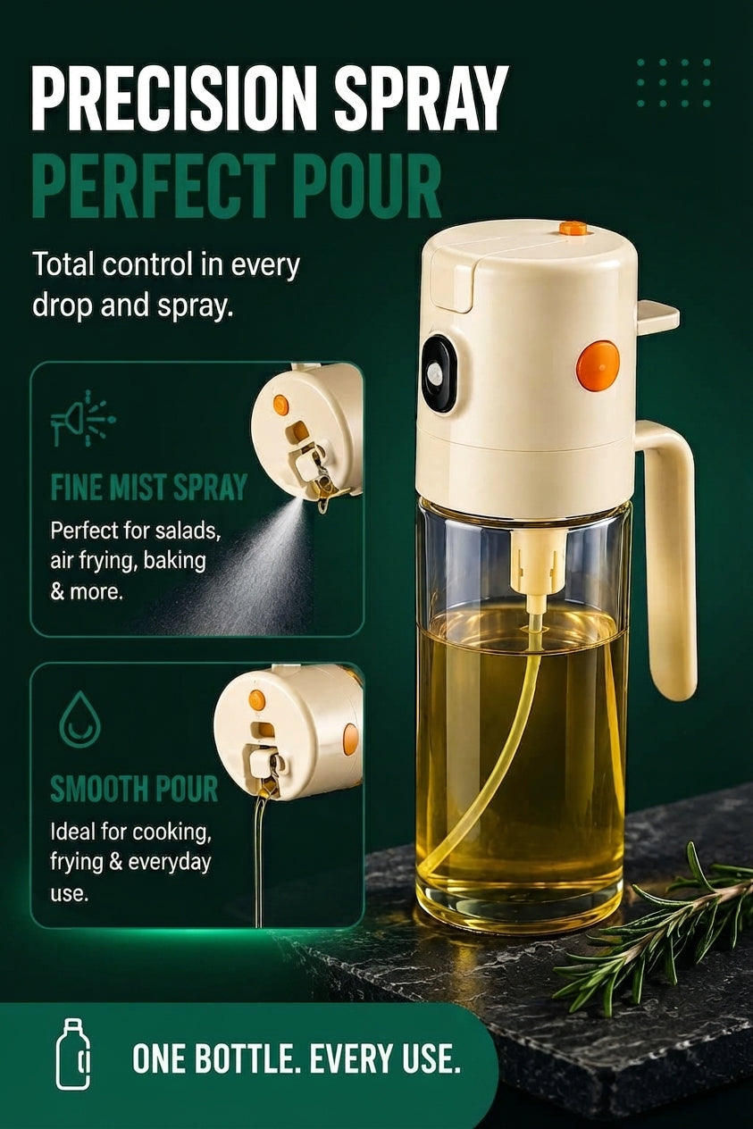 Vendacta Glass Oil Dispenser Bottle