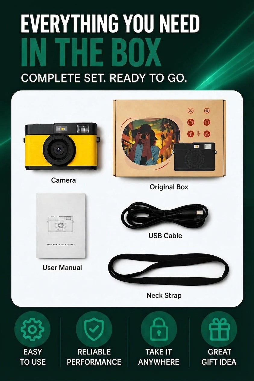 Vendacta Retro Digital Camera with HD Filters