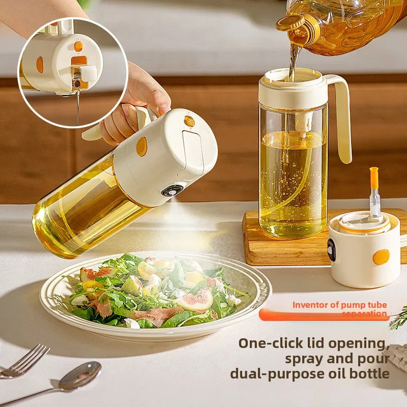 Vendacta Glass Oil Dispenser Bottle