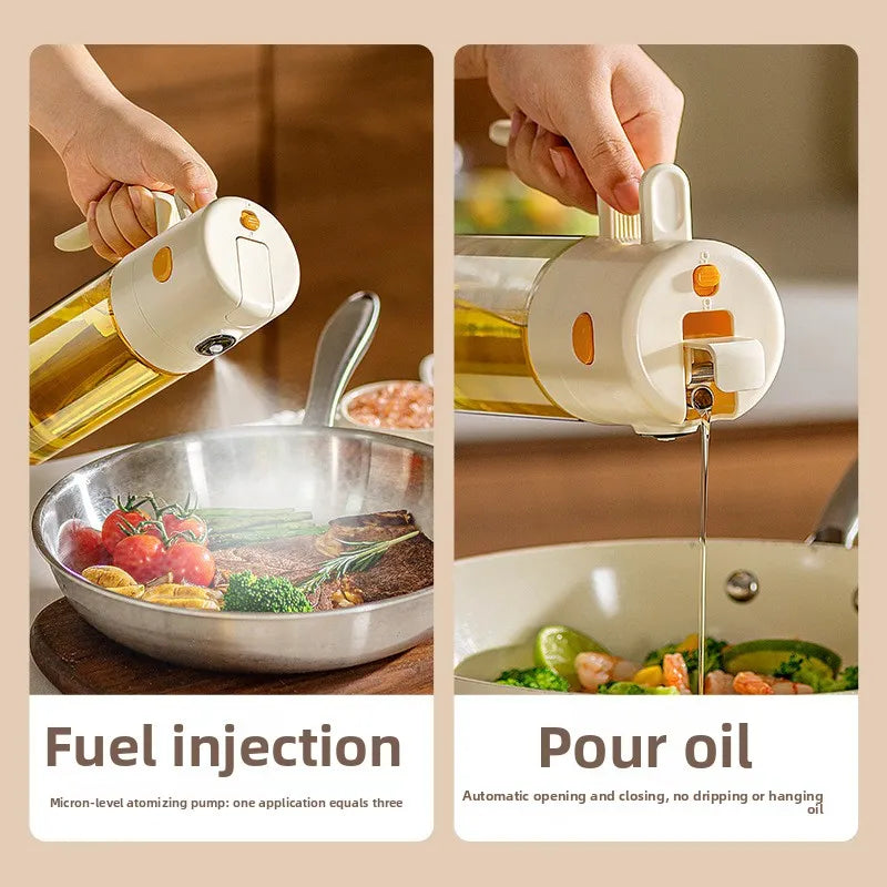 Vendacta Glass Oil Dispenser Bottle