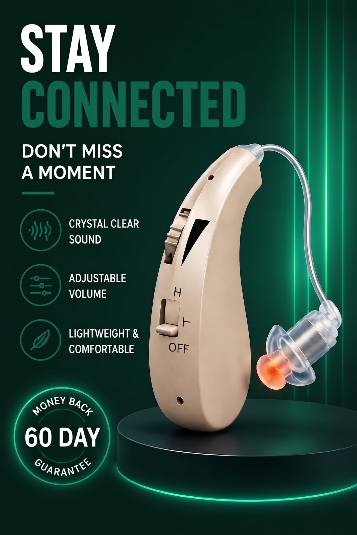 Vendacta Invisible Behind The Ears Hearing Aids
