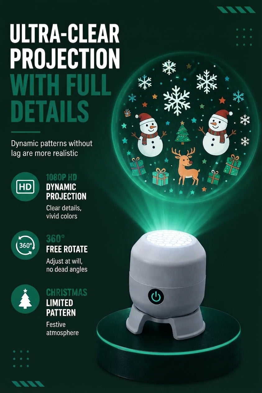 Vendacta Rotating Starry Sky Projection Night Light "