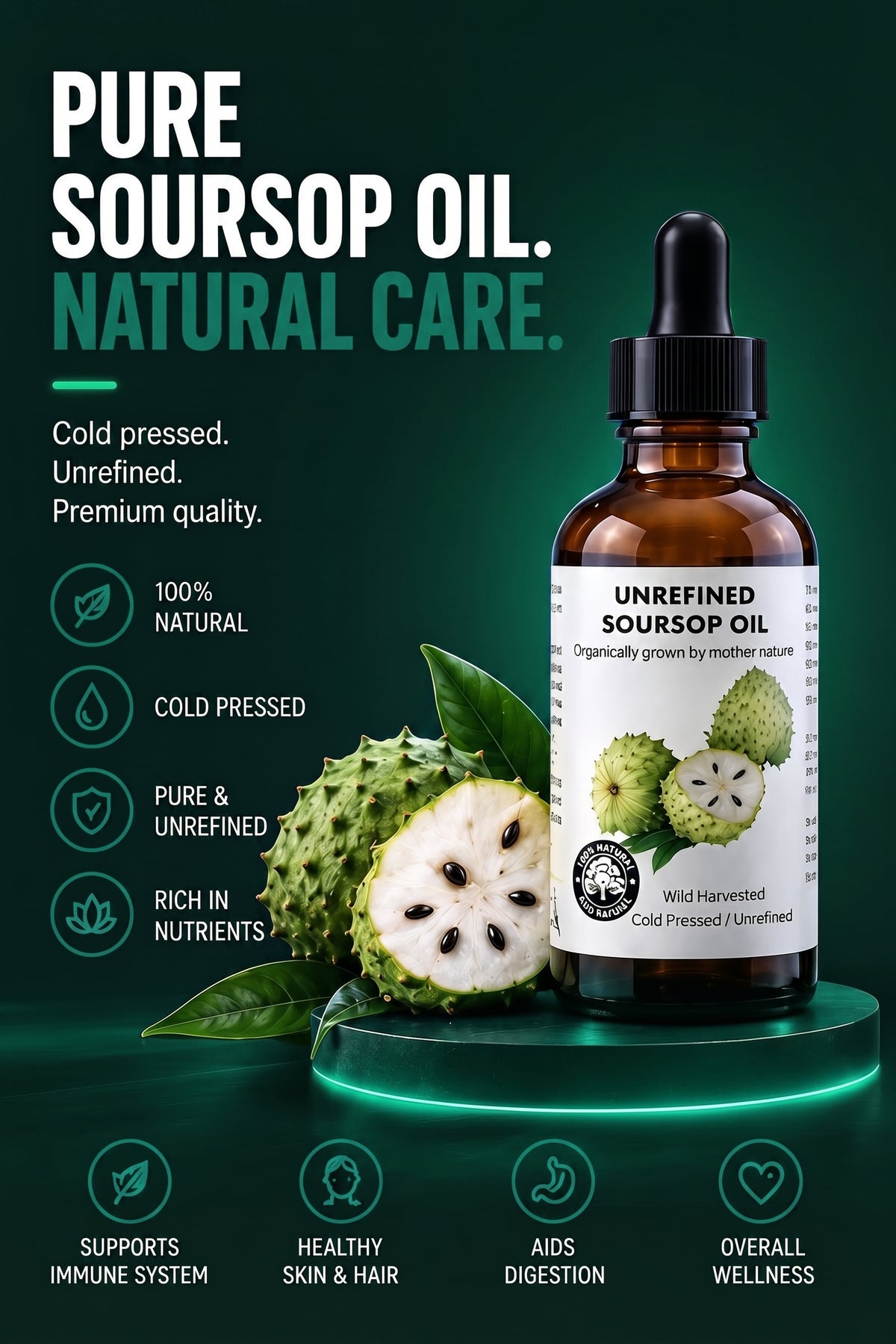 Vendacta Best Nature's Cosmetics Organic Soursop Oil