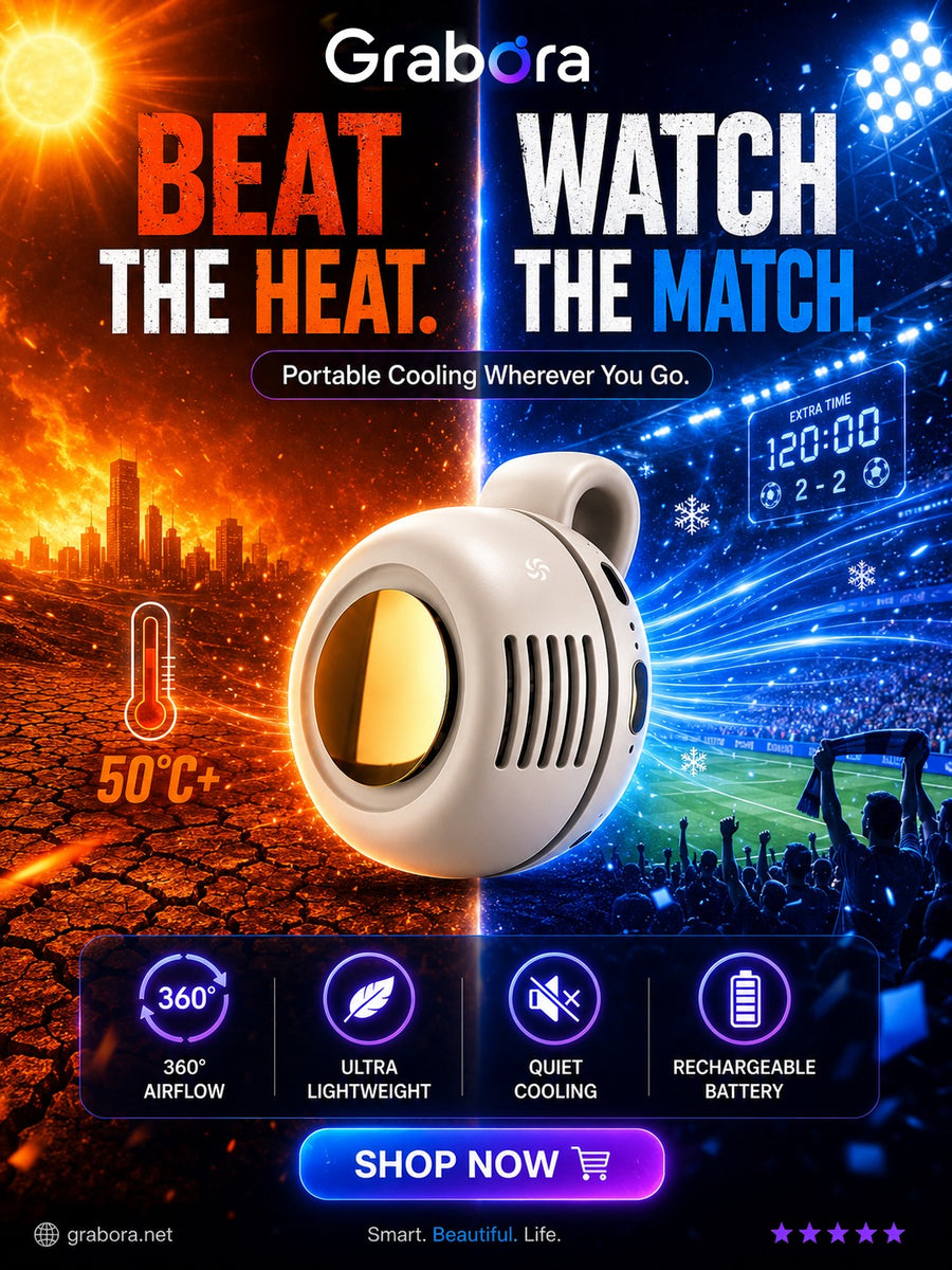 Vendacta Portable USB Rechargeable Bladeless Mini Fan