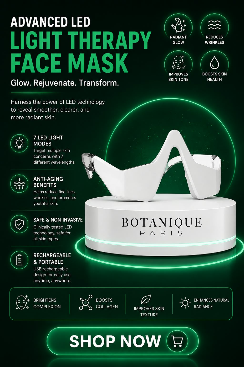 Vendacta Eye Red Light Therapy Glasses