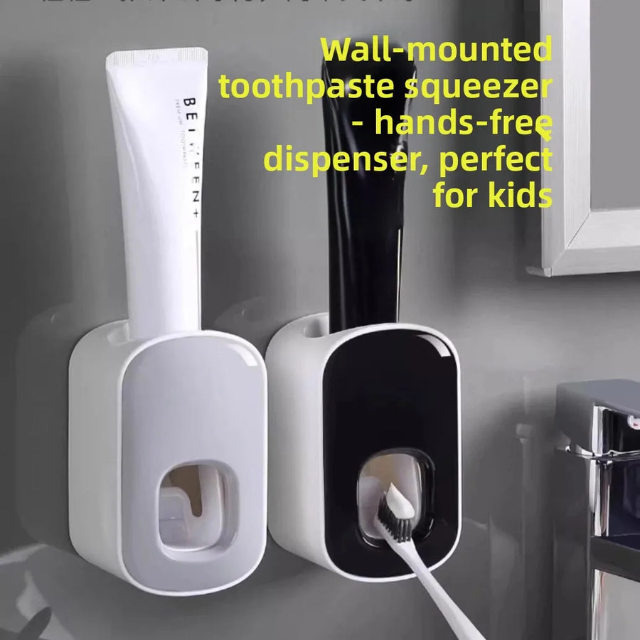 Vendacta  Wall-Mounted Toothpaste Dispenser and Storage Rack