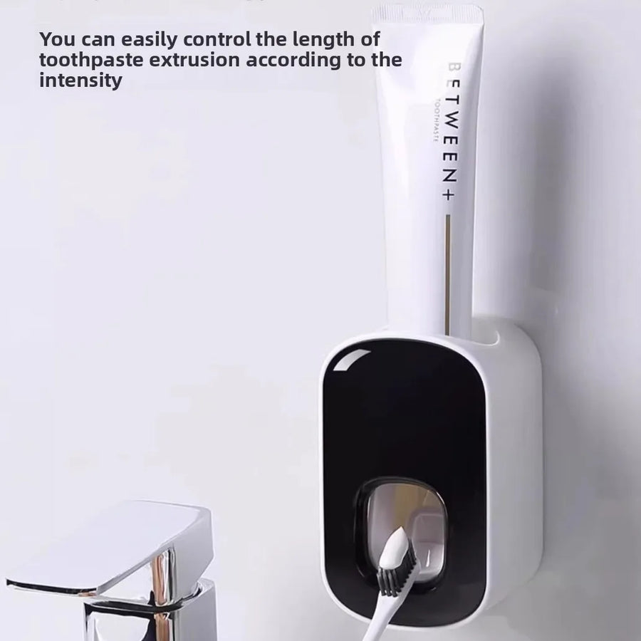 Vendacta  Wall-Mounted Toothpaste Dispenser and Storage Rack