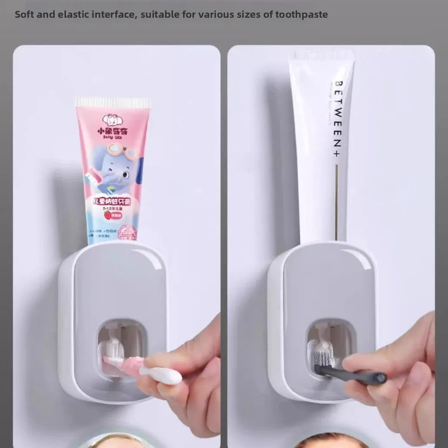 Vendacta  Wall-Mounted Toothpaste Dispenser and Storage Rack